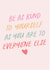 be kind to yourself created by Poppy Lane