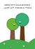Cute Wood Pun Anniversary Card - 5 Years - Happy 5th Anniversary Wood Not Change A Thing created by I AM A