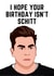Cheeky schitts creek birthday card created by ERC Design