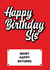 Happy Birthday Sis | Simple RED Card created by RED Cards