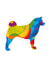 Colourful Abstract Dog created by Little Wou Wou Designs