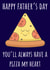 Pizza Father’s Day card created by Evezee
