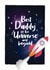 Best daddy in the universe fathers day card created by SVHIllustration