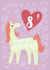 Magical Unicorn 8th Birthday Card created by Nelly's Treasures