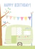 Party Van Caravan Birthday Card created by Wink Design - Michelle Roberts