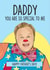 Funny Mr Tumble Father's Day Card For Daddy From Son Daughter created by TeHe Gifts