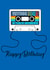 Retro 30th Happy Birthday cassette tape 1995 birthday created by Claire Beetham-Davies