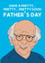 Curb Your Enthusiasm Father’s Day Card created by Sketchy Cards