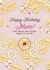 Happy Birthday Mum Biscuit Card 1000 created by Life's Little Doodles