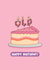 Old Birthday Cake Card created by Inky in the Wild