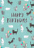 Happy Birthday Cat Card created by Dalia Clark Design
