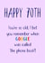 70th birthday card for someone who remembers life pre-Google created by Shore Designs