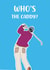 Who's the caddy Father's Day golf card created by Petals and Letters