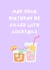 Cocktail birthday card created by SJdesigns