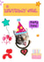 Birthday girl cat party time card created by Vinarose Studio