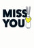 Miss You card created by Hoppy Bunnies