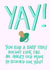 Yay! Funny Cute baby Card created by Luna Magicis 
