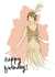 Flapper Girl - Gatsby Glamour Birthday Card created by Miranda Elder