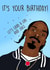 Snoop Dogg birthday card created by Ain't It Fun
