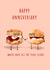 Cute Scone Pun Anniversary Card - Scones - Where Have All The Years Scone created by Dani Verbeeten