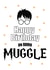 Harry Potter Muggle Birthday Card created by Kristify Creative