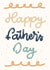 Hand-lettered Father's Day Card created by Jenni Ahlberg - Jeah Design