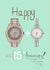 Time Flies 15th Anniversary Card! created by Amelia Paveley