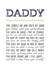 Poem for Daddy Card created by Joanna Miller