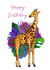 Tropical Giraffe Birthday Card created by Marcella Wylie