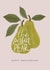 Pretty Pear Pun Anniversary Card - The Perfect Pear created by Gooseberry Moon
