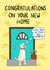 Funny Dog New Home Card - Poo - Congratulations On Your New Home I Will Poo On Your Carpets created by Schnauzer Scribbles