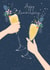 Happy Anniversary Cheers Greetings Card created by Laura Darrington Design Ltd.