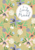 Contemporary all over Pattern Lovely Friend Greetings Card created by Laura Darrington Design Ltd.