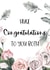 Congratulations card - perfect for an engagement or wedding. created by Betty & Nell