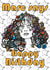 Marc Bolan Glam Rock Birthday card created by Anna Ratty