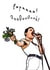 Funny Freddie Mercury Fathers Day Card/ Birthday Card - Bohemian Rhapsody - Papaaaa OooOooOooh! created by Drewit