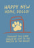 Funny Dog New Home Card - Happy New Home Doggo - Master Of The House created by Pickled Prints