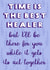 Time is the Best Healer Sympathy card created by Timespun Threads