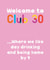 Welcome to Club 30 created by EJF Illustration