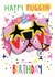 Happy Puggin Birthday  created by NICHOLA COWDERY ILLUSTRATIONS 