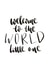 Welcome To The World Little One Hand Lettered Card created by Creative Feel Designs