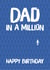 Dad in a Million Birthday card created by Codfish Design
