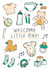 Welcome Little One! NEW BABY CARD created by Nic Farrell