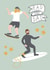 RAD STEP DAD fathers day card created by Poppy Jane Prints