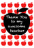 Thank You Teacher Apple Card created by Her Joyful Heart