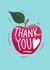 Thank You Apple card created by Charlotte Hill Vandenburg
