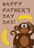 Mischevious Monkey Father's Day Card created by Billy Gawthorpe