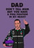 Pole position fathers day card created by Kasia Cards