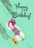 Wild Swimming Birthday Card created by Mummy Bee