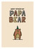 Papa Bear Fathers Day Card created by Zoe Oliver